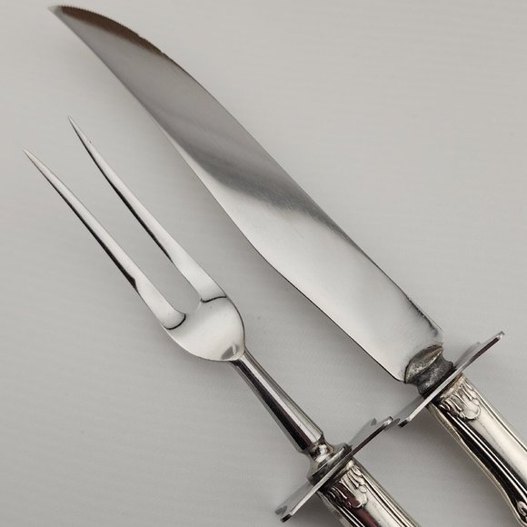 Judson Kitchen Judson Sterling Handle Meat Carving Knife And Fork